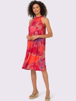 Linea Tesini Robes<Robe imprimée avec motif paisley