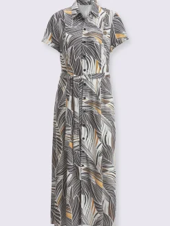 Creation L Robes<Robe imprimée avec viscose (ecovero)