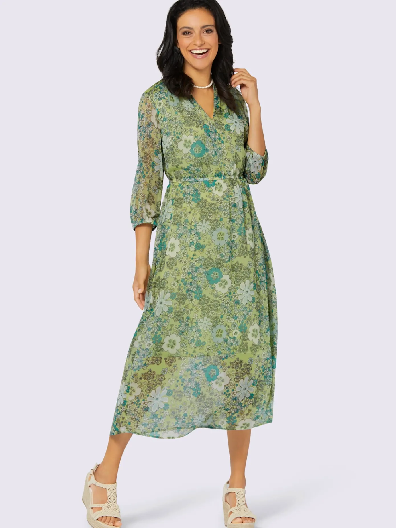 Robes<Robe imprimée coupe affinante