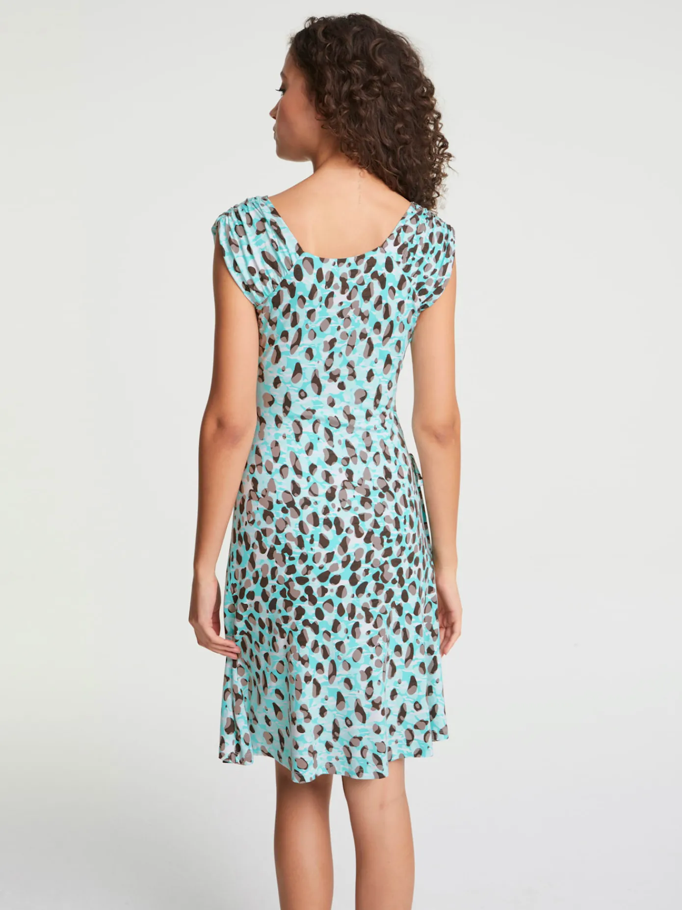 Ashley Brooke Robes<Robe imprimée effet cache-cœur tendance