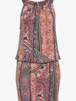 Buffalo Robes<Robe imprimée encolure américaine à bordure