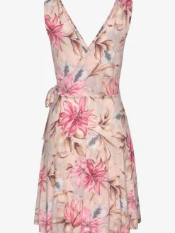 s.Oliver Robes<Robe imprimée encolure en v dégagée devant et au dos