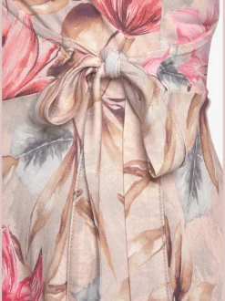 s.Oliver Robes<Robe imprimée encolure en v dégagée devant et au dos