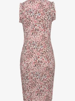 Vivance Robes<Robe imprimée encolure haute