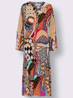 Mandarin Robes<Robe imprimée joli imprimé