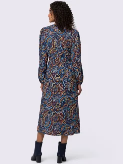 Linea Tesini Robes<Robe imprimée motif paisley coloré