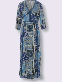 Linea Tesini Robes<Robe imprimée pure viscose