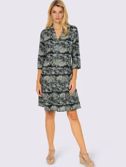 Linea Tesini Robes<Robe imprimée qualité tissée