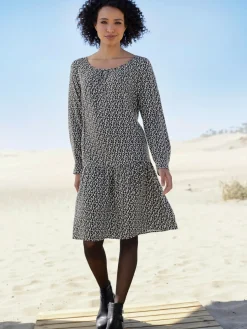 Linea Tesini Robes<Robe imprimée qualité tissée