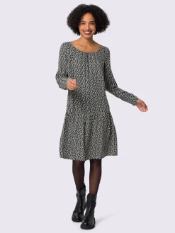 Linea Tesini Robes<Robe imprimée qualité tissée