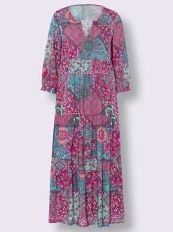 Linea Tesini Robes<Robe imprimée viscose douce et fluide