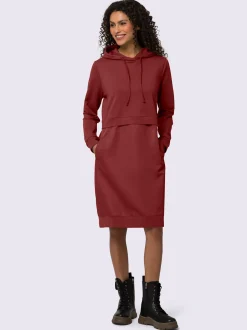 Mandarin Robes<Robe légère mélange de matières tendance