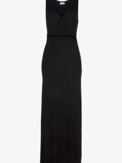 LASCANA Robes<Robe longue encolure en v effet cache-cœur