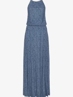 LASCANA Robes<Robe longue encolure haute froncée