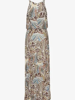 LASCANA Robes<Robe longue encolure ronde légèrement froncée