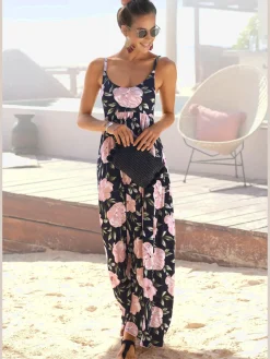 s.Oliver Robes<Robe longue encolure ronde