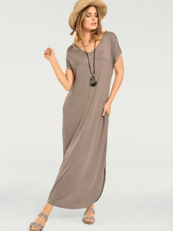 Linea Tesini Robes<Robe longue look décontracté moderne