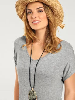 Linea Tesini Robes<Robe longue look décontracté moderne