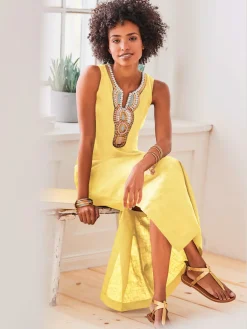 Linea Tesini Robes<Robe longue look tendance