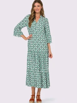 Linea Tesini Robes<Robe longue qualité tissée