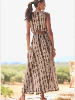 LASCANA Robes<Robe longue robe d'été à encolure en v profonde