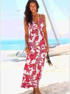 LASCANA Robes<Robe longue séduisante encolure réglable