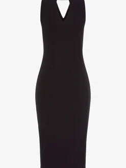 Buffalo Robes<Robe mi-longue découpes tendance à l'encolure