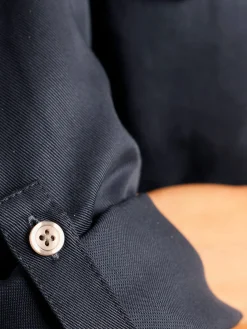 Linea Tesini Robes<Robe tissée ceinture à nouer