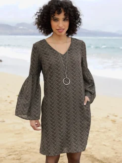 Linea Tesini Robes<Robe tissée qualité tissée