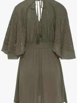 LASCANA Robes<Robe tunique col v chevauchant