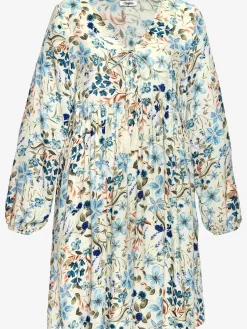 Buffalo Robes<Robe tunique encolure en v profonde avec ruban décoratif et houppes