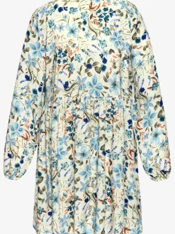 Buffalo Robes<Robe tunique encolure en v profonde avec ruban décoratif et houppes