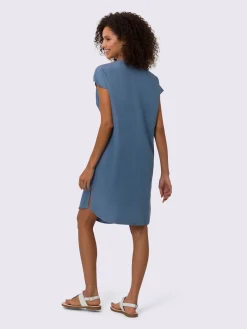 Linea Tesini Robes<Robe tunique pur lyocell