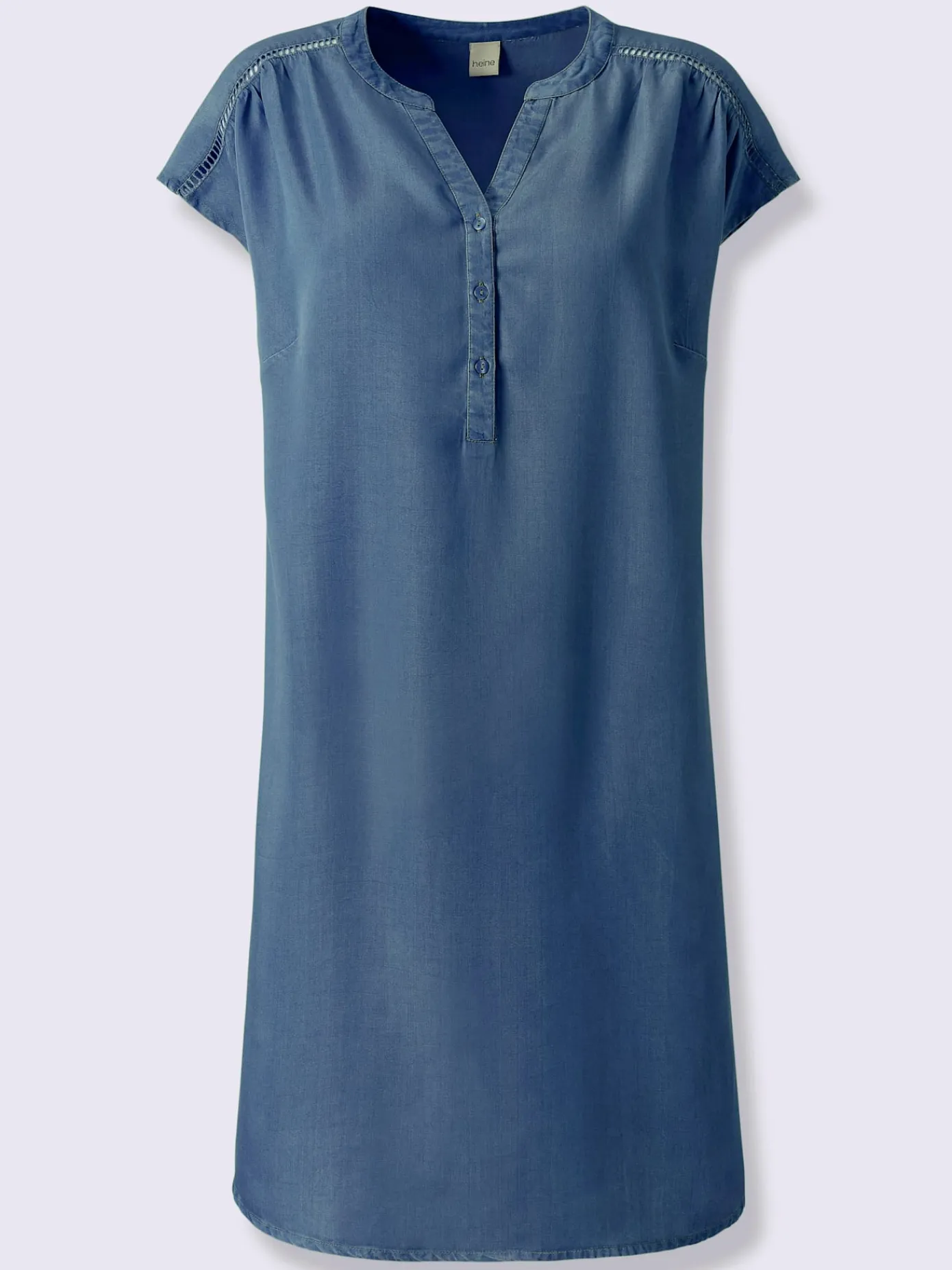 Linea Tesini Robes<Robe tunique pur lyocell