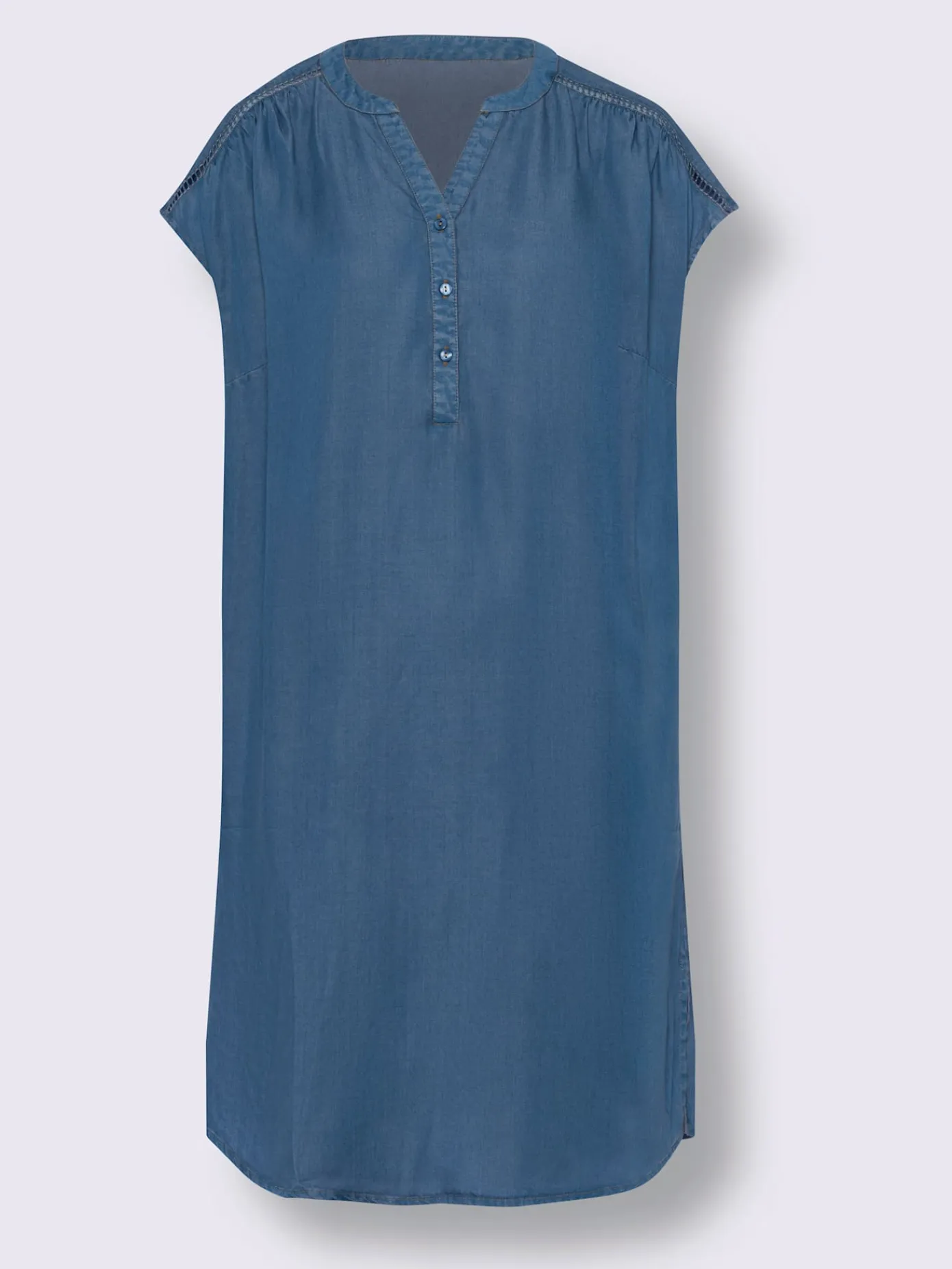 Linea Tesini Robes<Robe tunique pur lyocell