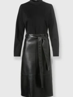 Rick Cardona Robes<Robe évasée mélange de matières tendance