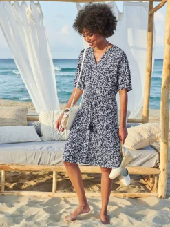 Linea Tesini Robes<Robe évasée qualité tissée