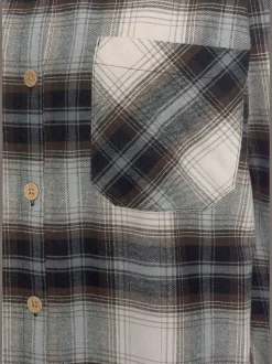 Buffalo Robes<Robe-chemisier col chemisier