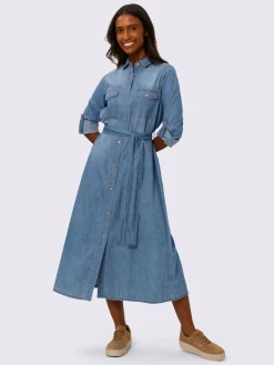 Best Connection Robes<Robe-chemisier pur coton