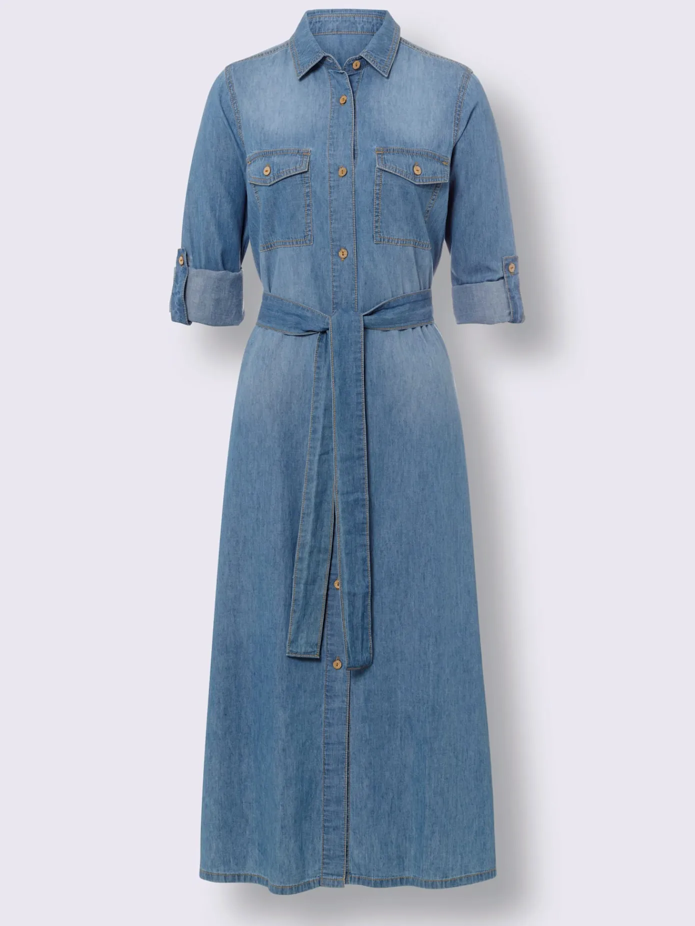 Best Connection Robes<Robe-chemisier pur coton