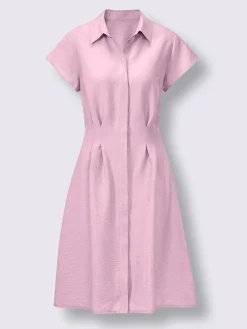 CREATION L PREMIUM Robes<Robe-chemisier qualité tissée