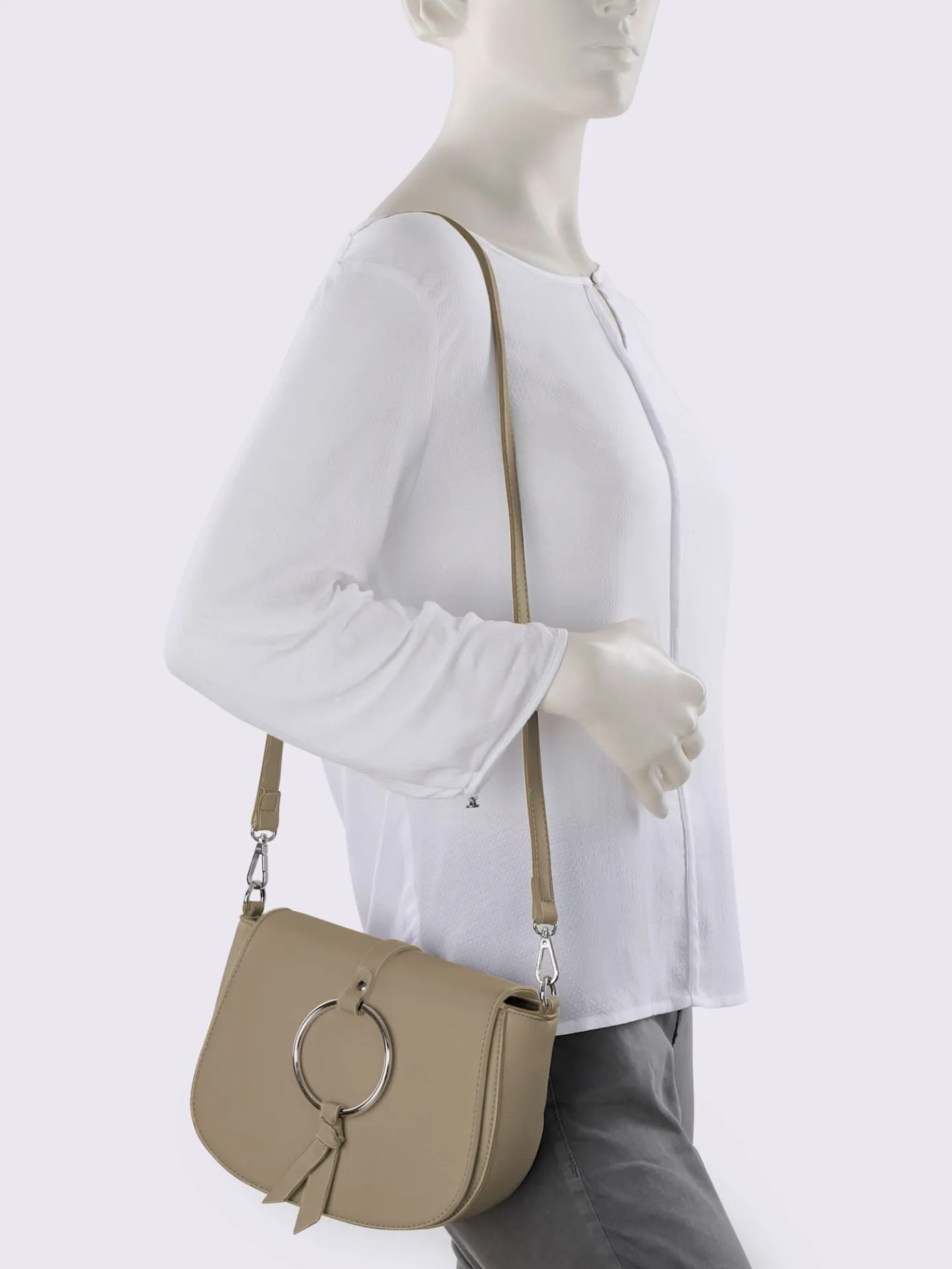 Maroquinerie<Sac aspect bicolore