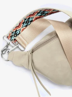 Vivance Maroquinerie<Sac banane tendance en matière douce avec petites poches intérieures et ceinture en tissu