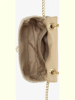 Vivance Maroquinerie<Sac en bandoulière petite poche intérieure avec glissière en imitation raphia