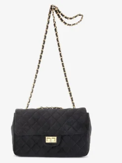 Vivance Maroquinerie<Sac en bandoulière sac à main en imitation velours tendance avec anse à chaîne réglable