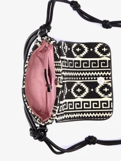 LASCANA Maroquinerie<Sac en bandoulière sac à main tendance au style ethnique avec doublure contrastée