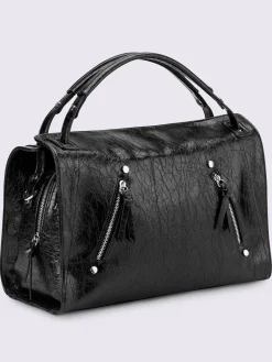 Maroquinerie<Sac éléments décoratifs couleur argent