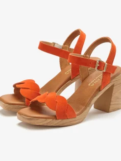 LASCANA Sandales<Sandales à brides talon bottier confortable et bride à l'effet tressé