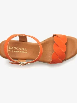 LASCANA Sandales<Sandales à brides talon bottier confortable et bride à l'effet tressé