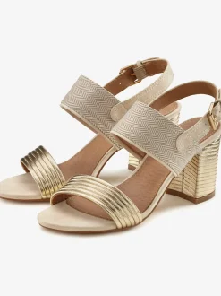 LASCANA Sandales<Sandales à brides talon bottier confortable d'env. 7 cm